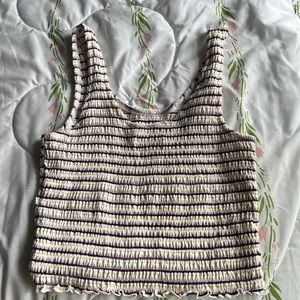 Hollister striped tank, size S